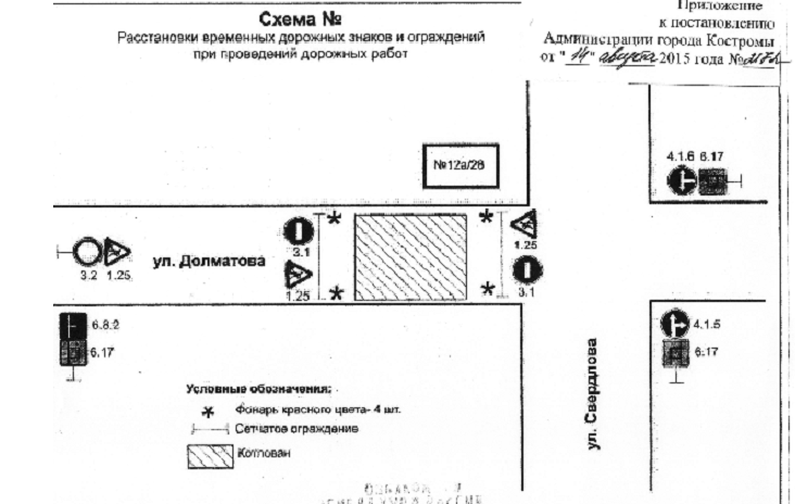 Схема временных знаков