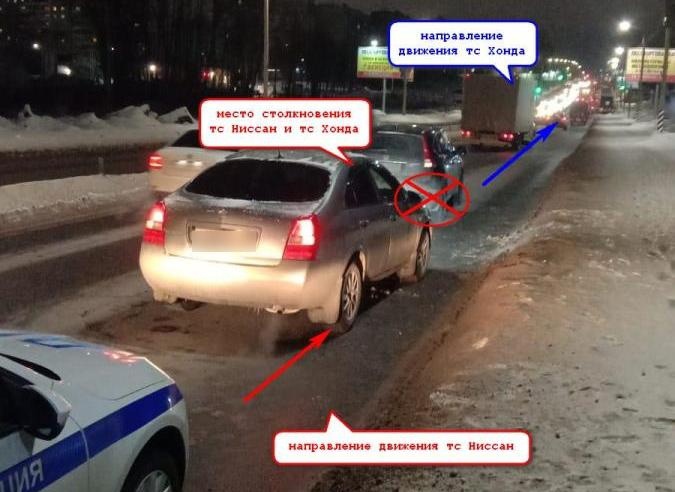 Невнимательность костромского водителя привела к аварии