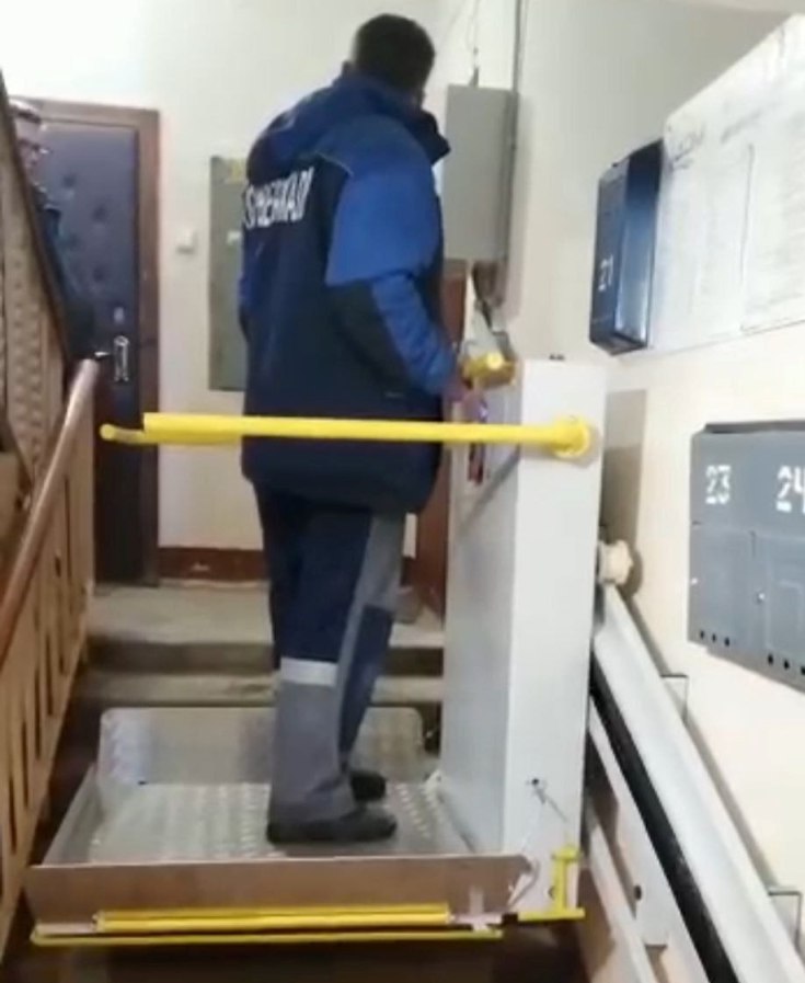 В Костроме установили лифты-подъёмники в подъездах участников СВО на 23 февраля