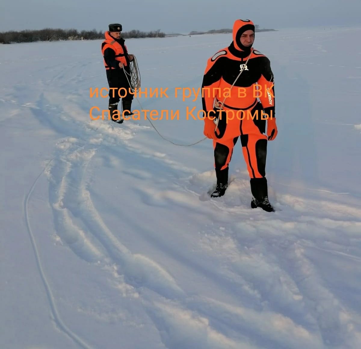 Костромичей предупредили о смертельной опасности выхода на лёд