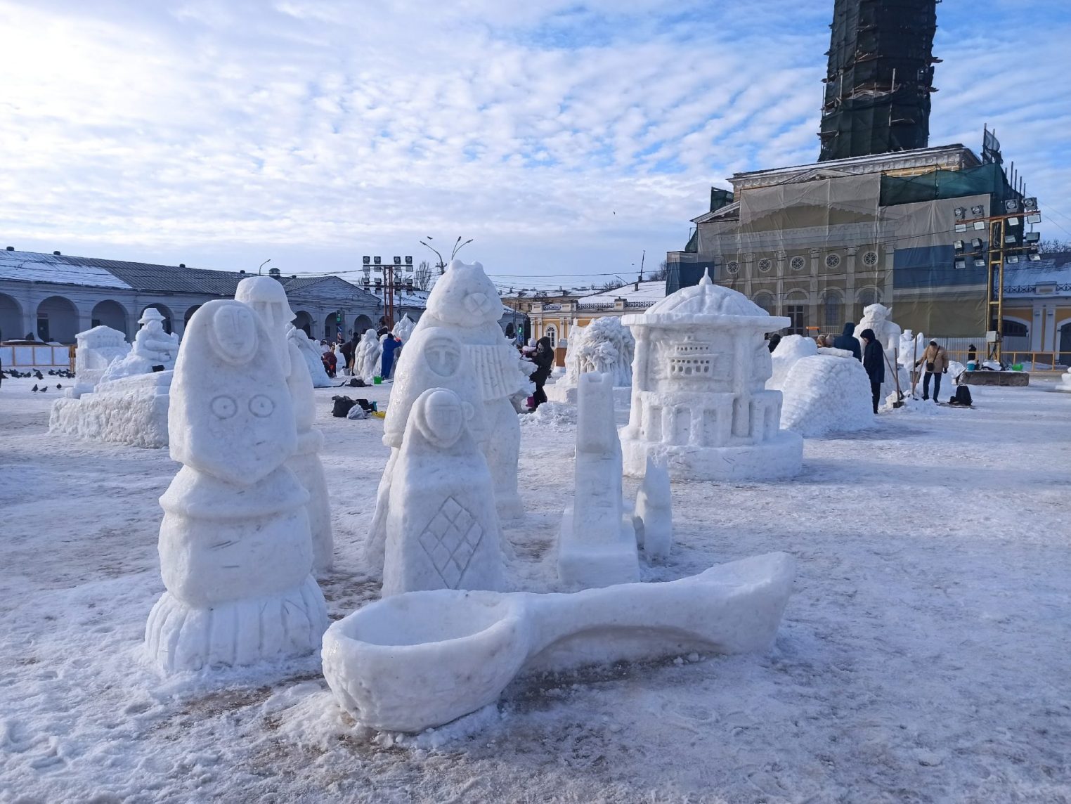 В Костроме вручили награды за лучшие ледяные скульптуры