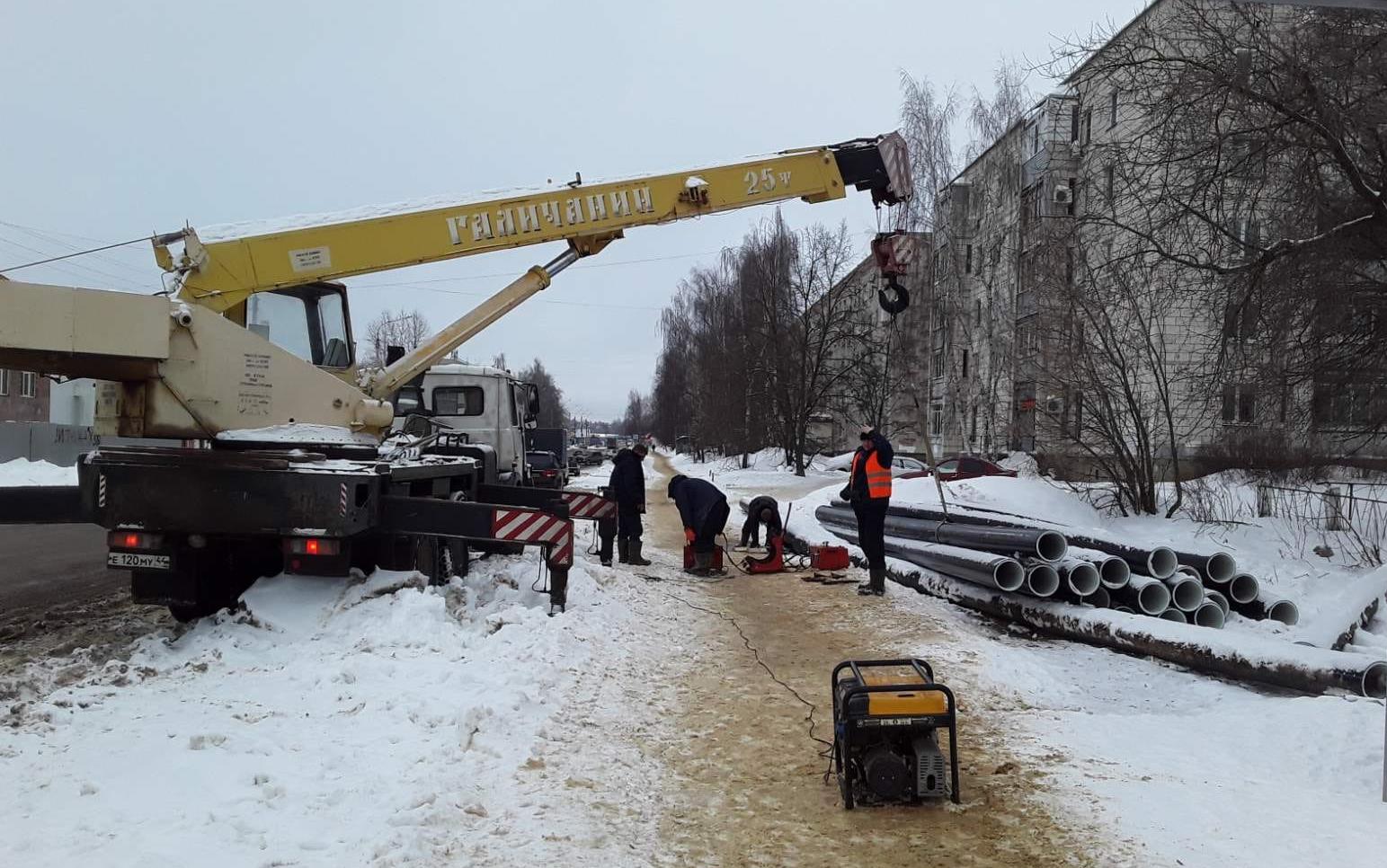 Дождались: в Костроме заменят трубы перед ремонтом дорог