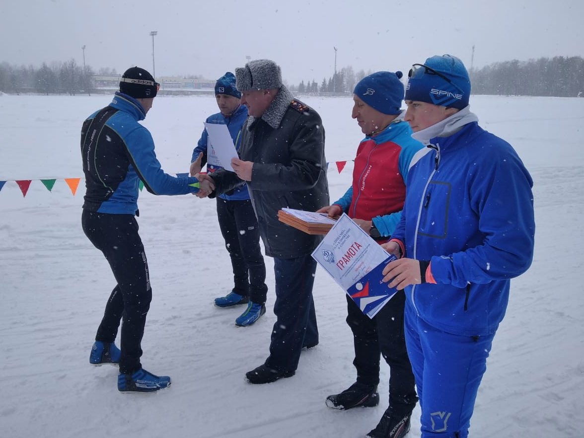 Костромские полицейские стали призерами лыжных гонок