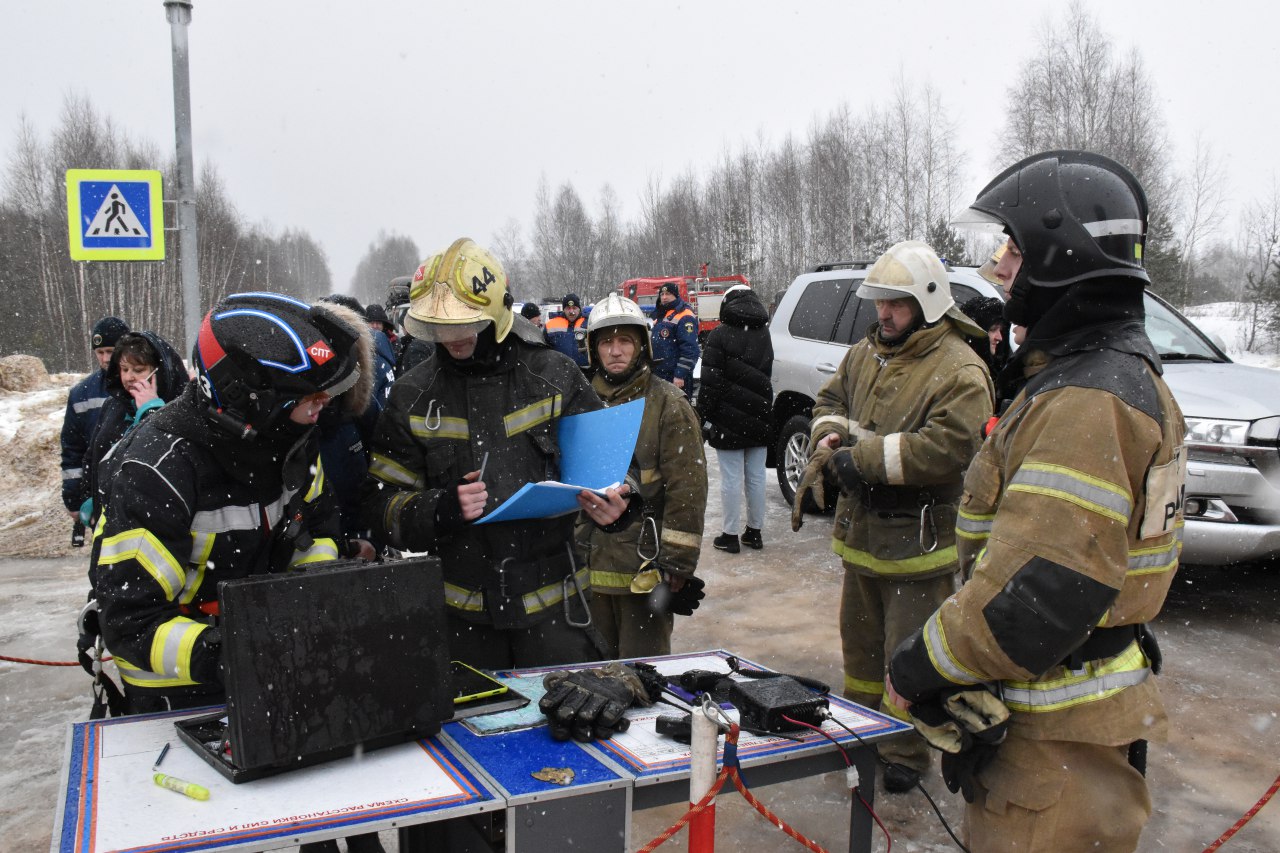 Костромские спасатели оперативно отыскали пострадавших в рамках внеплановых учений