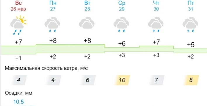 Синоптики прогнозирует в Костроме снег