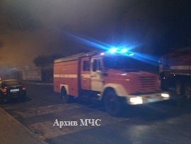 Ночью в Костроме горел автомобиль