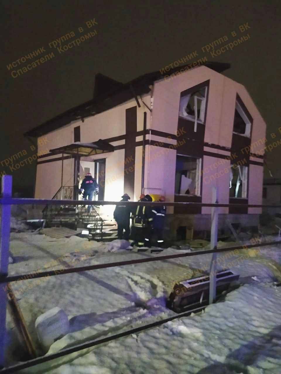 Стало известно о состоянии пострадавших при взрыве газа под Костромой