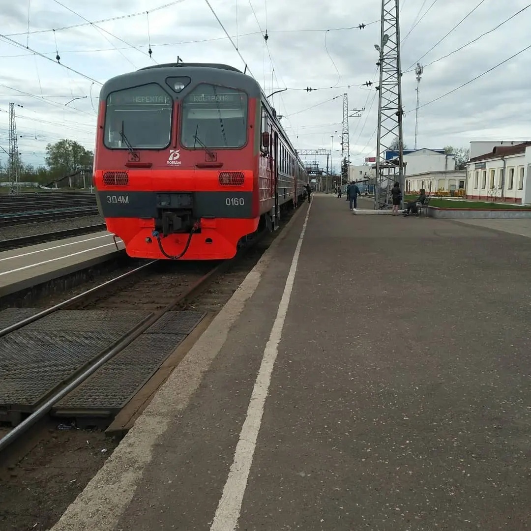 Пригородные поезда из Костромы поедут по новому расписанию