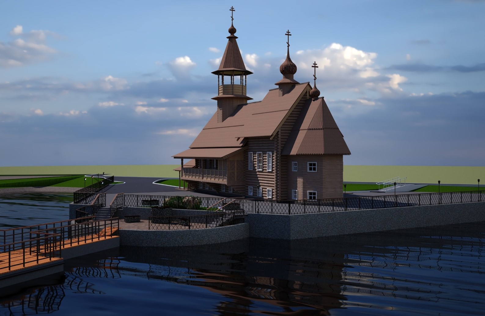 На набережной Костромы появится новый деревянный «морской» храм