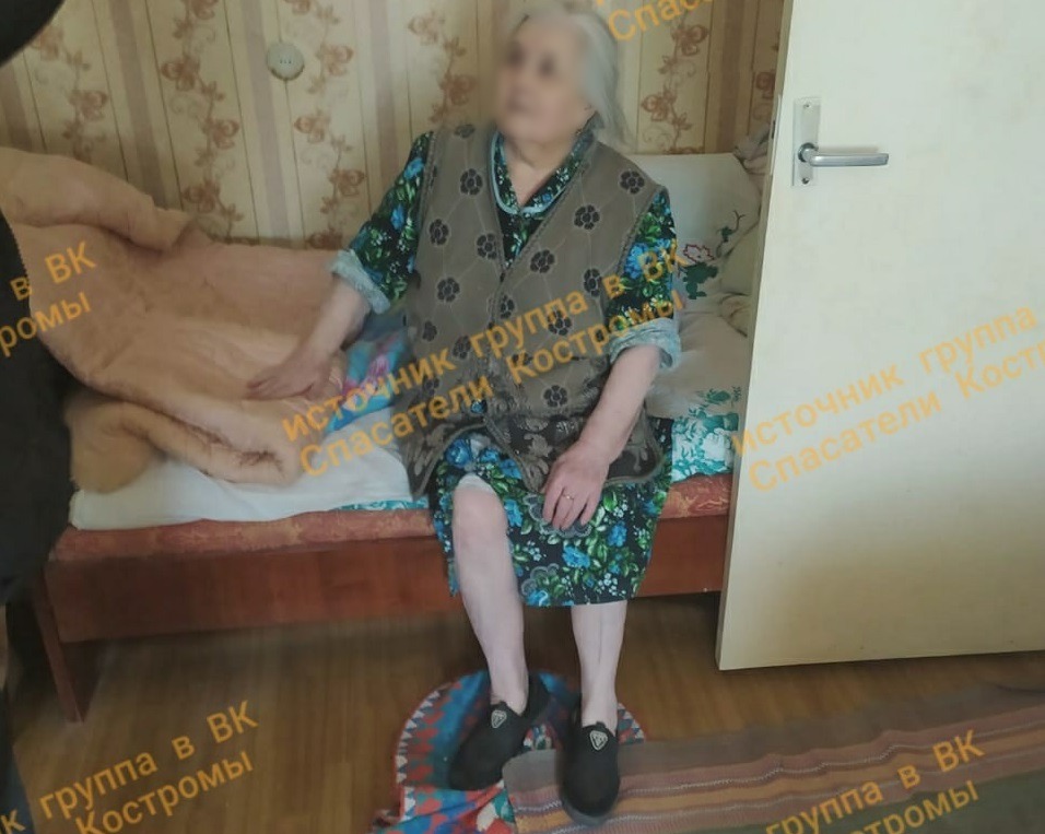 В Костромском районе пенсионерку спасли из смертельной ловушки