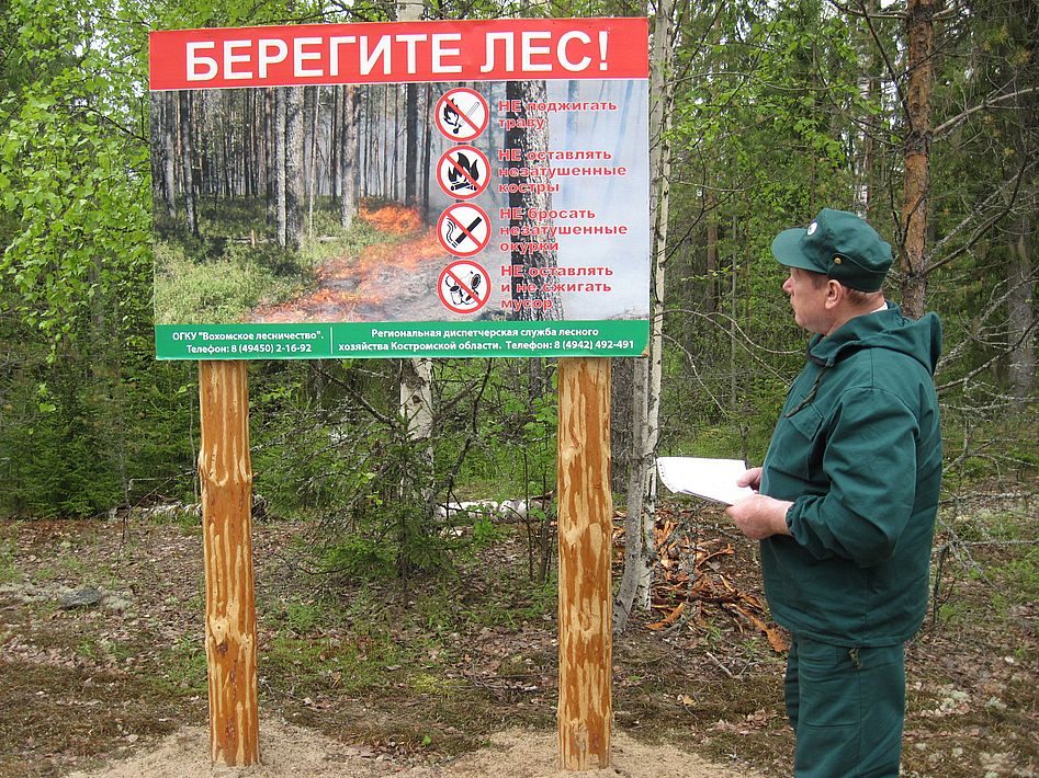 Четвертый класс пожарной опасности установили в Костромском регионе