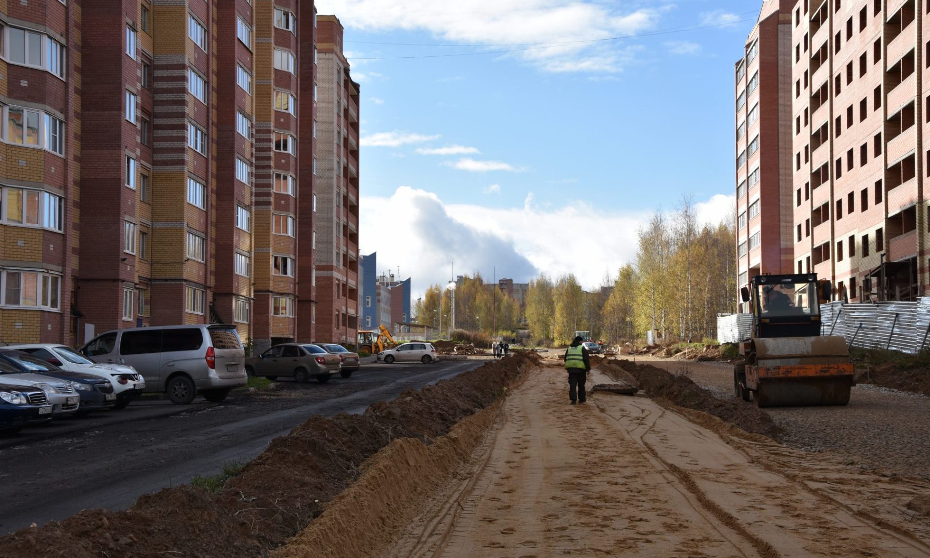 Дорогу в новом микрорайоне Костромы построят москвичи