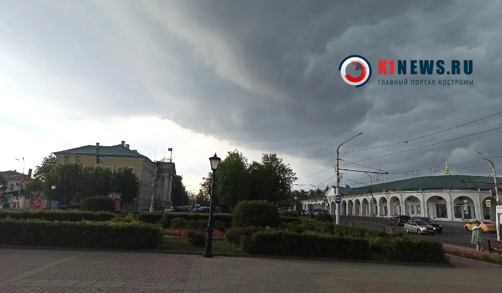 Сильный ветер и дождь прогнозируется в Костроме все выходные
