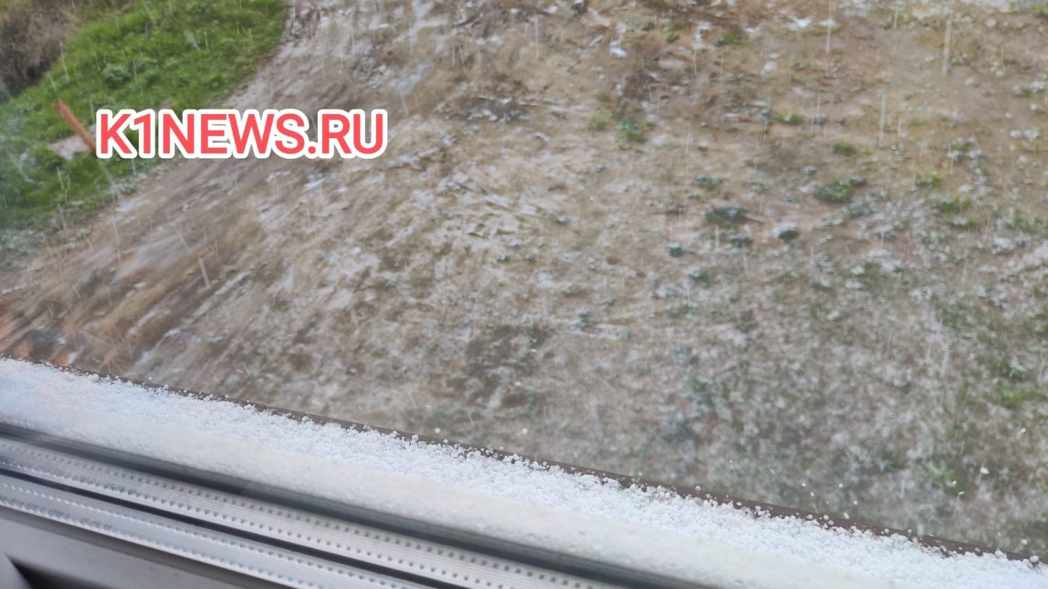 Майский снег идет в Костроме