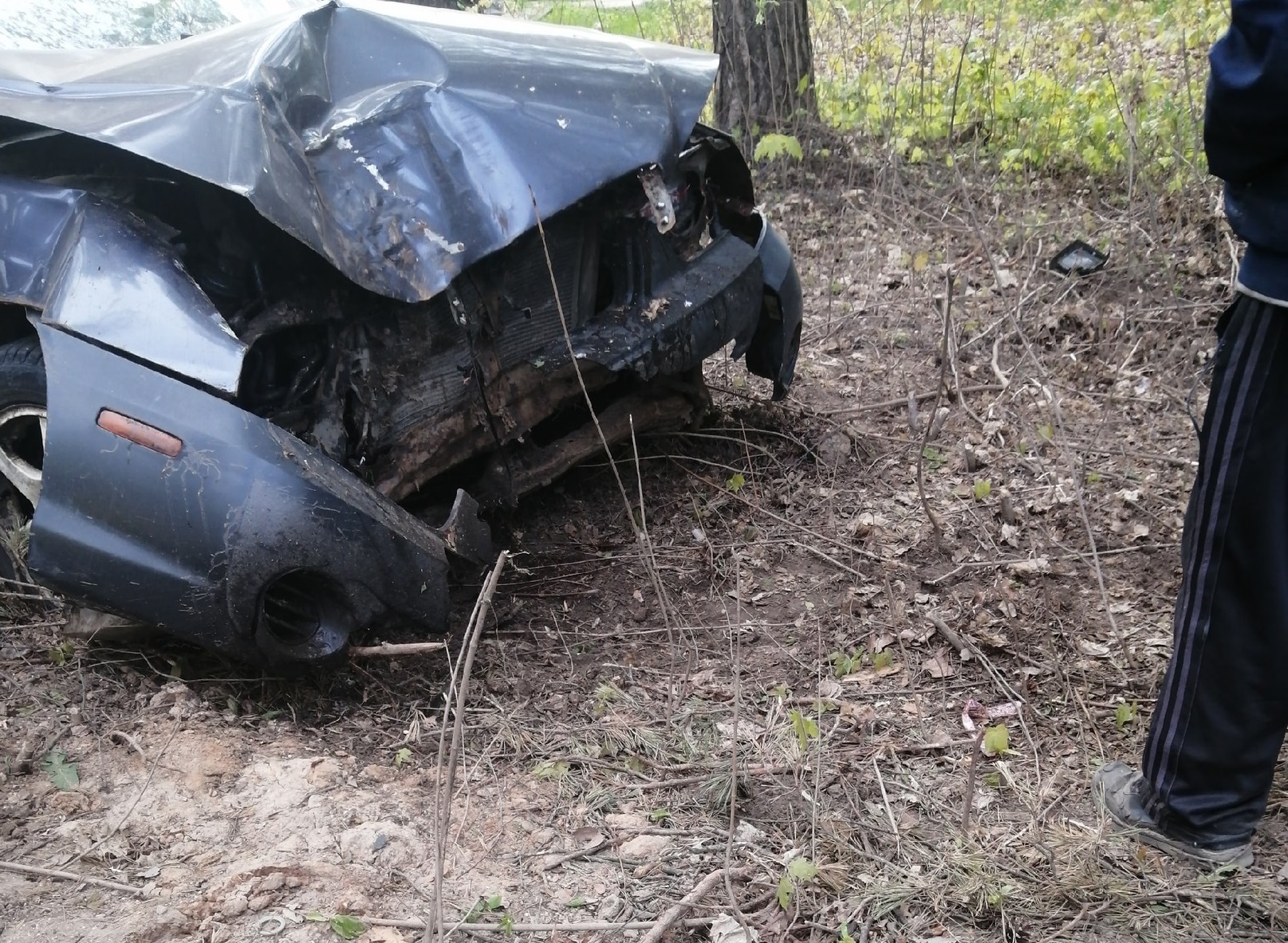 Водитель и пассажир улетевшего в кювет под Костромой автомобиля попали в реанимацию