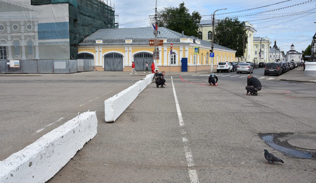 В Костроме приступили к ремонту Сусанинской площади