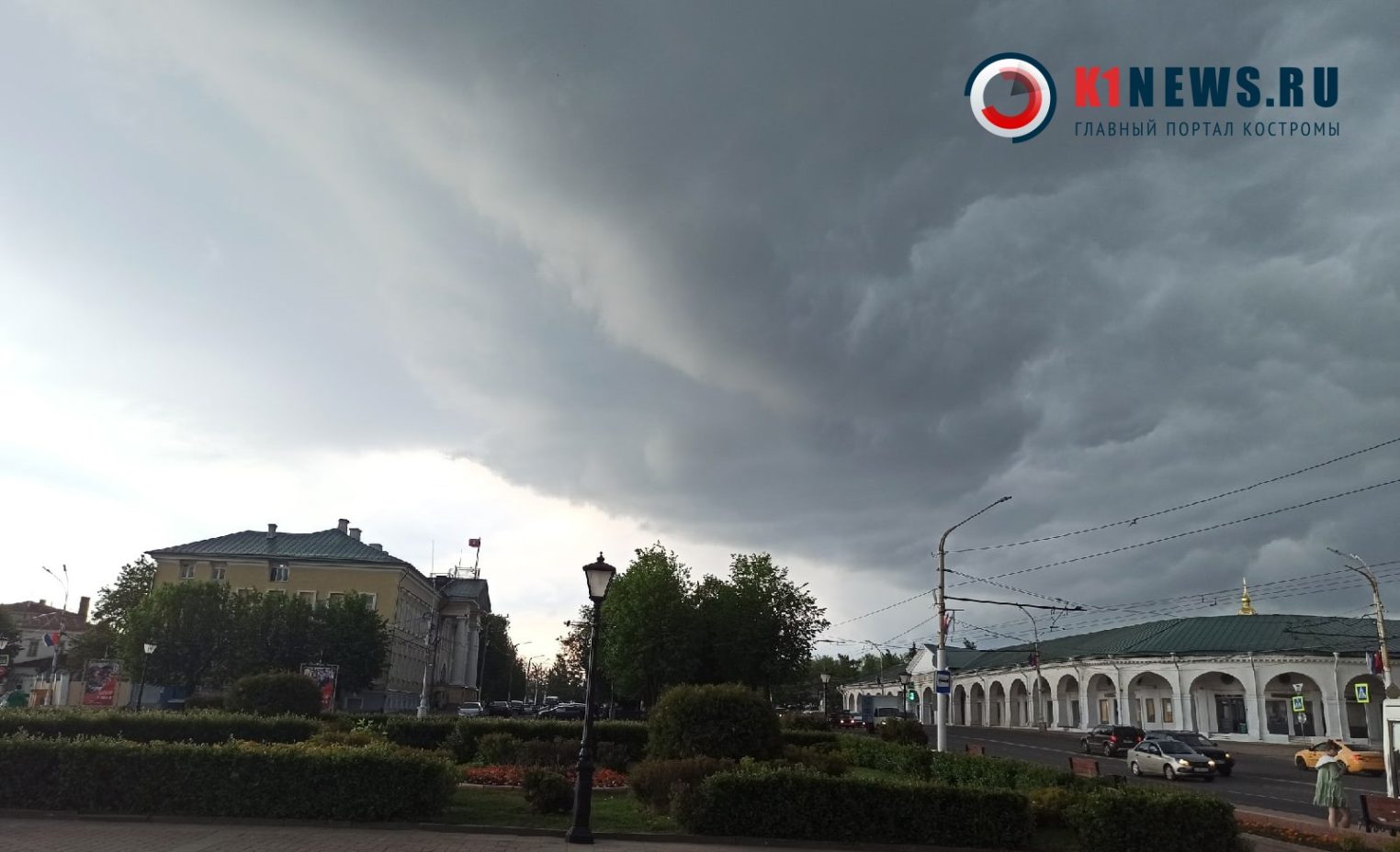 Костромичам снова обещают грозы и сильный ветер
