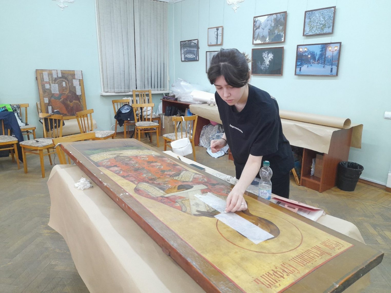 Костромские иконы реставрируют студенты московского вуза имени Сурикова
