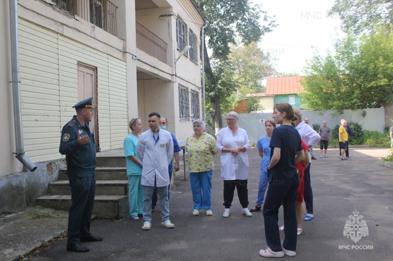 Условный пожар потушили в стационаре наркодиспансера Костромской области
