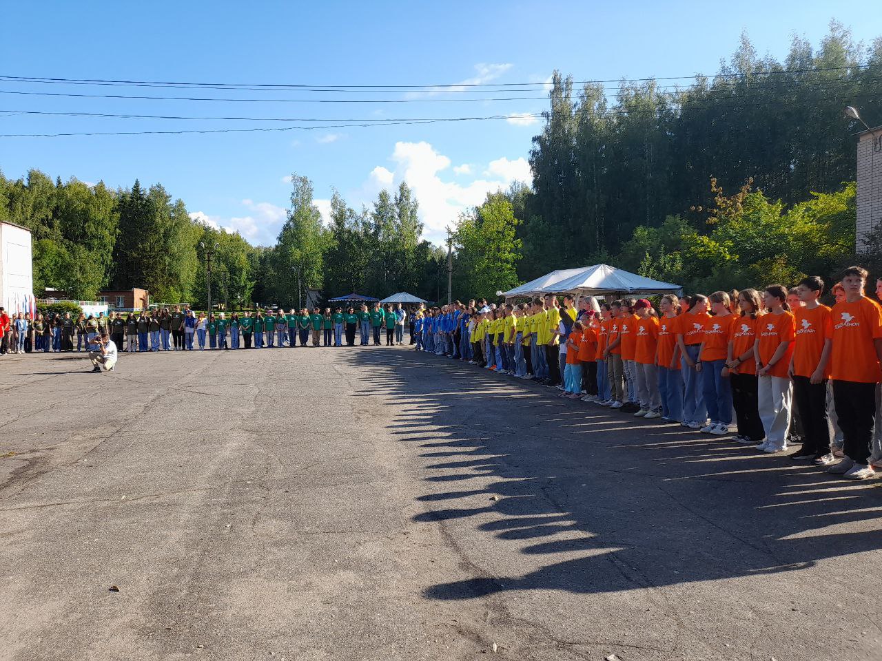 Костромской лагерь актива "Соколенок" открыл юбилейную 45 смену