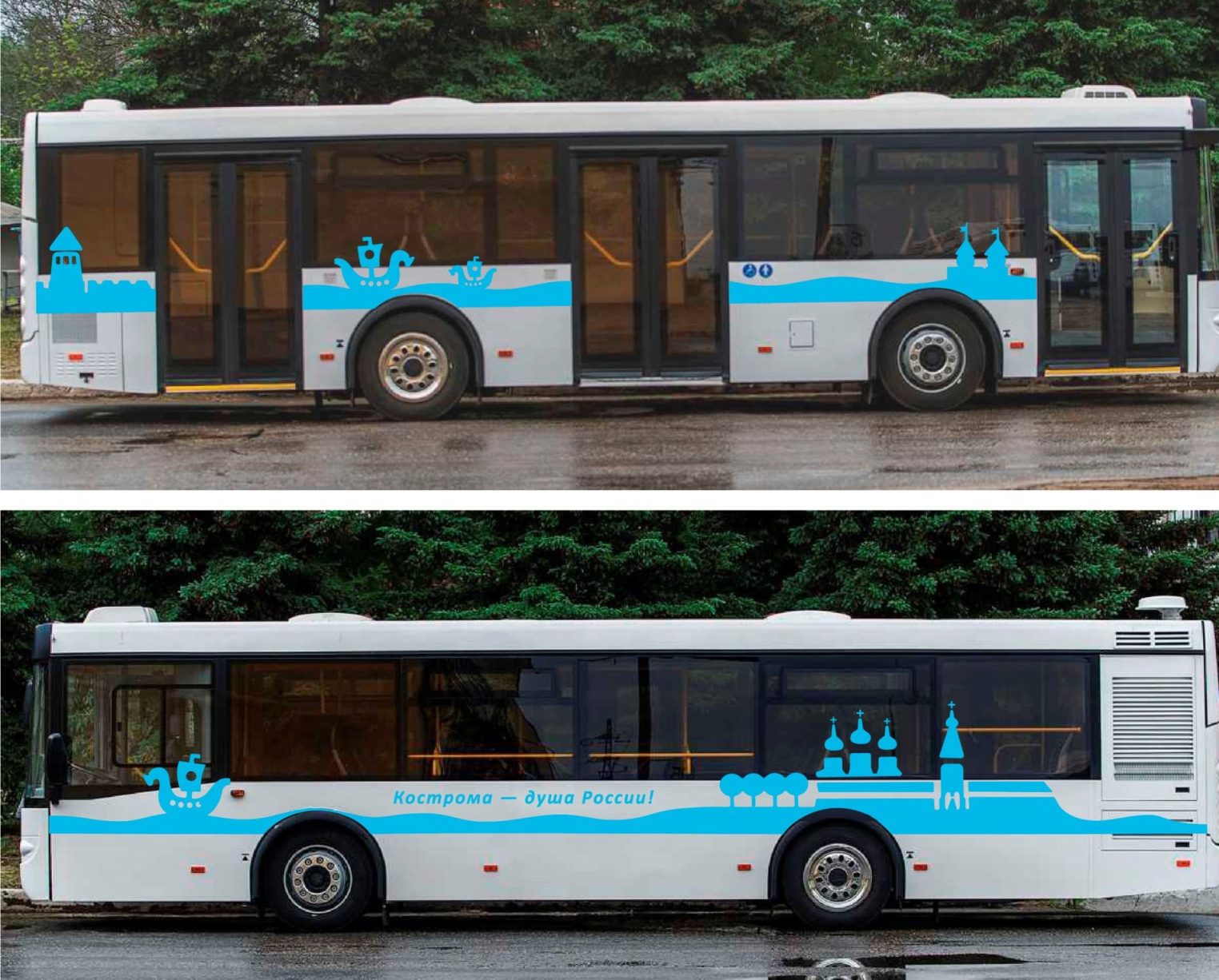 Дизайн новых костромских автобусов разработали студенты КГУ