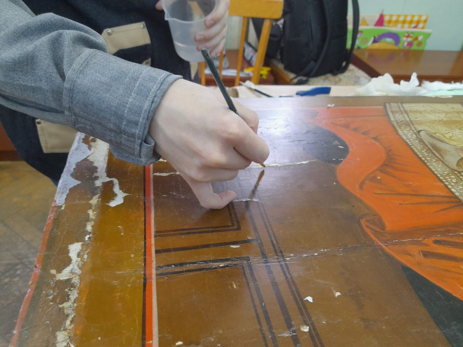 Костромские иконы реставрируют студенты московского вуза имени Сурикова