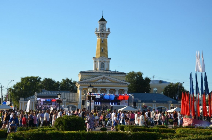 В Костроме проходят праздничные мероприятия в честь 871-летия города