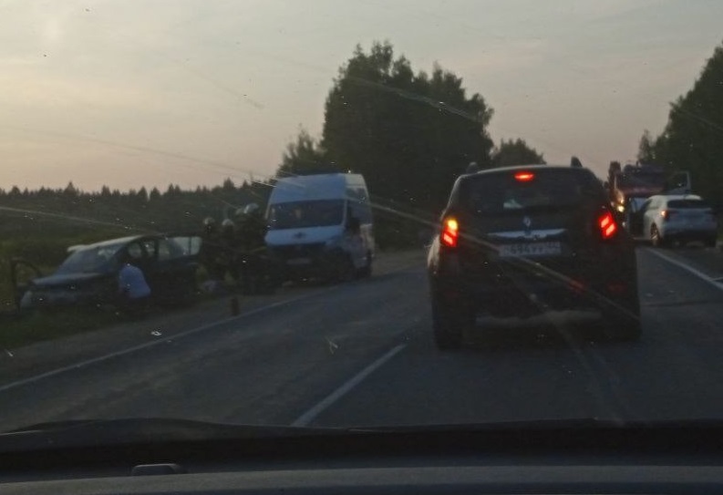 ДТП с гибелью 50-летнего водителя под Костромой попало на видео
