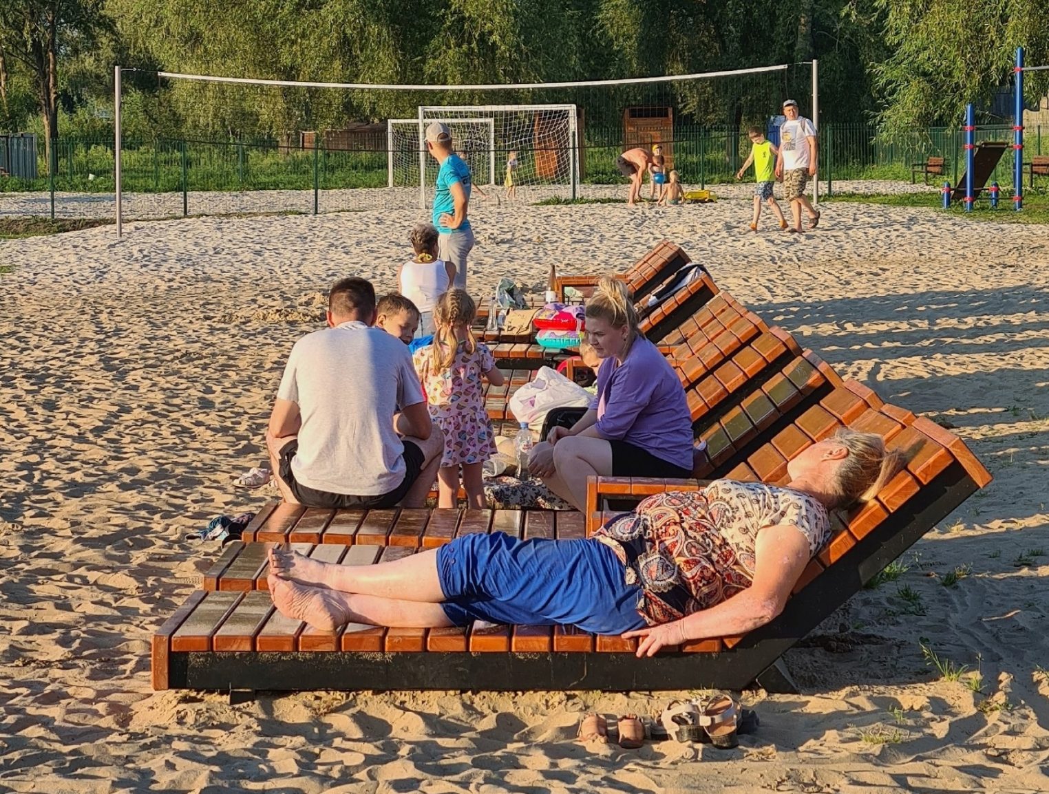 В Галиче Костромской области появилась современная пляжная зона