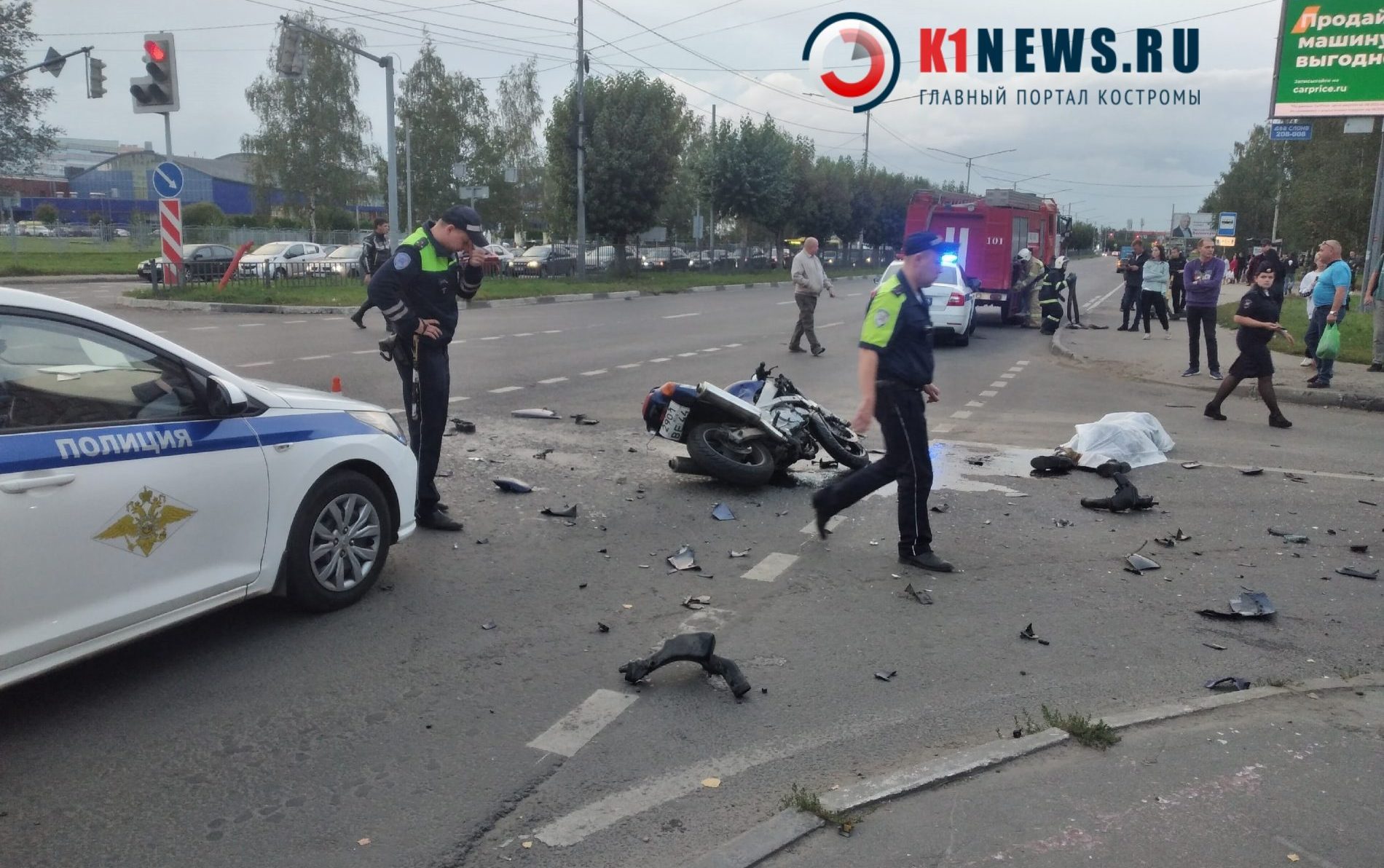 В смертельной аварии в Ярославле разбился 26-летний костромич. Видео