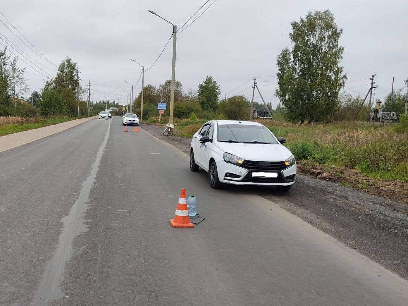 Пенсионерка на велосипеде оказалась под колесами машины в Костроме