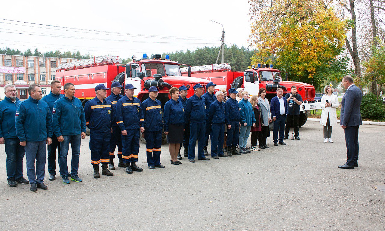 Новая пожарная техника поступила на вооружение костромских огнеборцев
