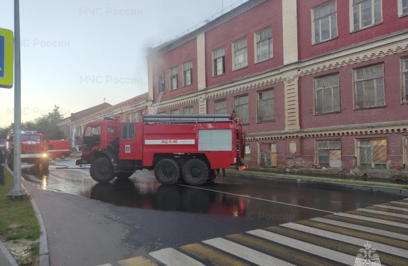 Стали известны подробности о пожаре на костромской фабрике
