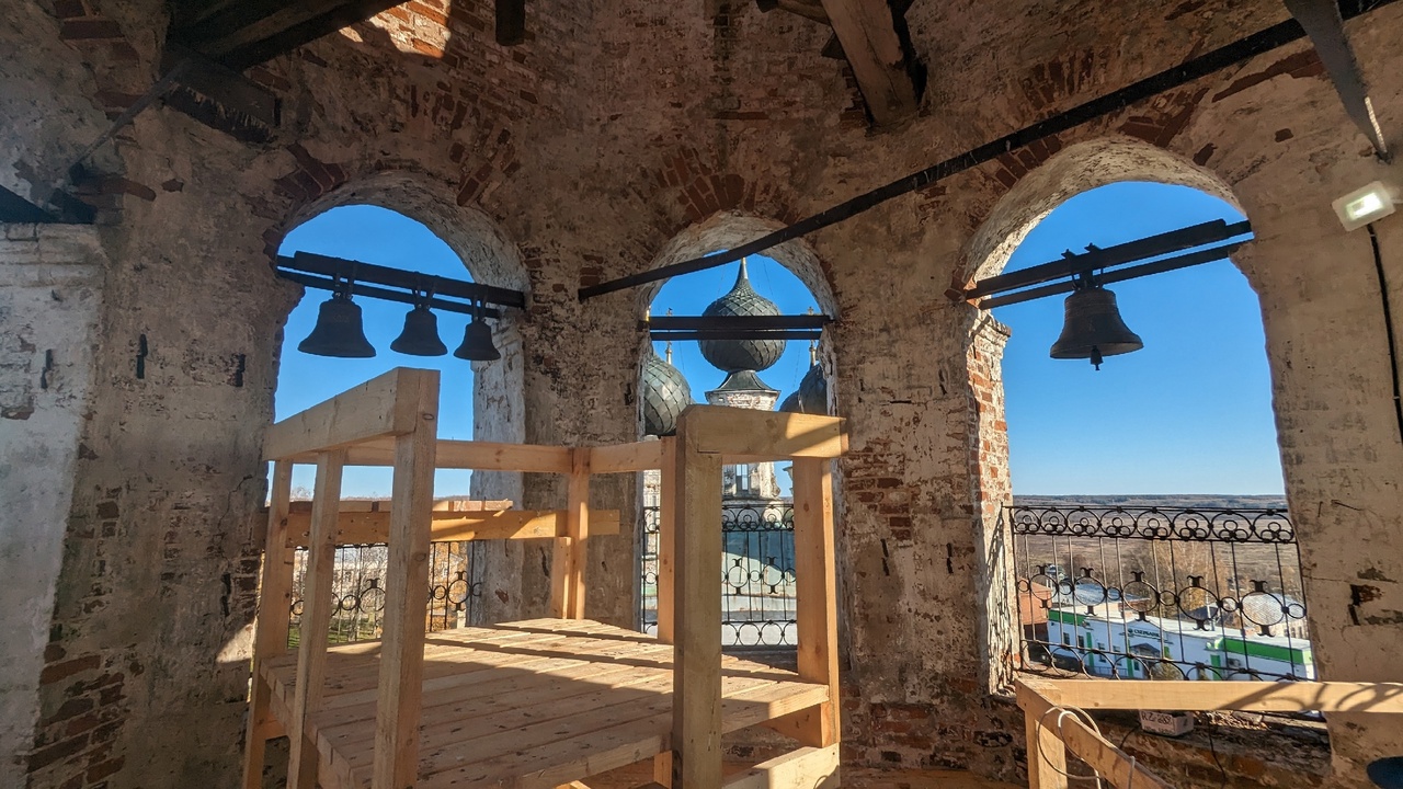 В костромском храме впервые почти за сто лет зазвучали колокола