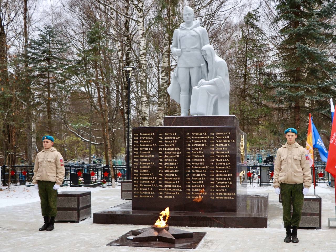 В Костромской области восстановили мемориал «Братская могила»