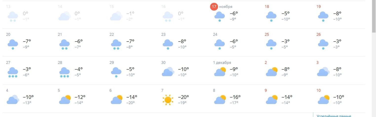 В Костроме ожидается 20-градусный мороз