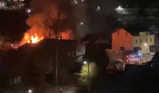 Ночью сгорел жилой дом в Костроме