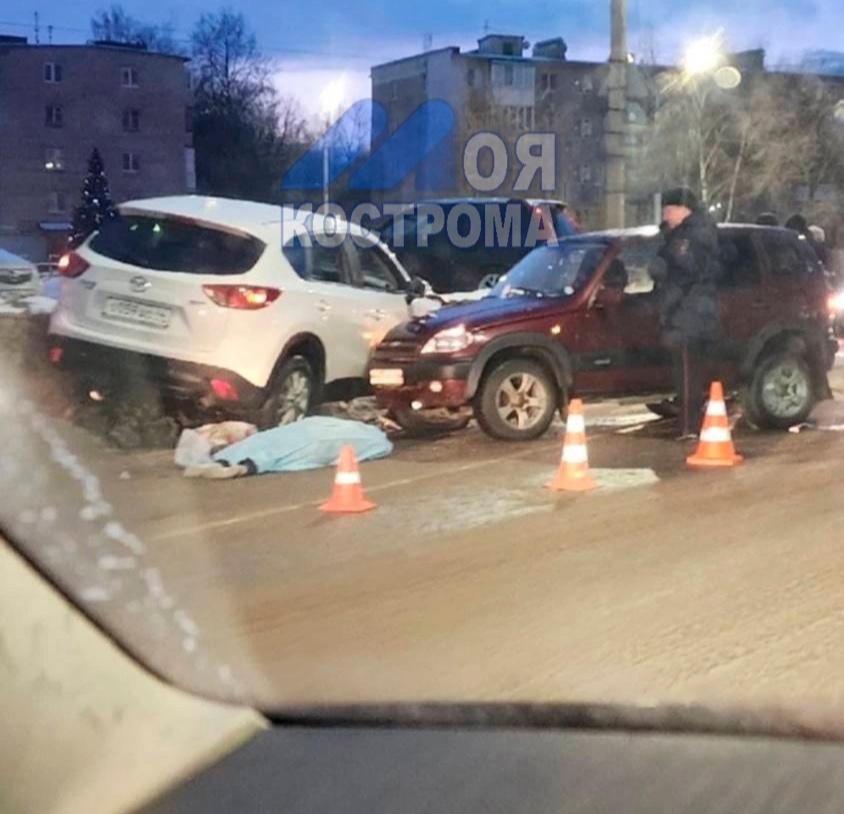 Ужас: в центре Костромы насмерть сбили пешехода