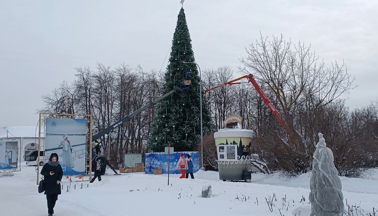 Наряженную главную елку Костромы нанесли на «Яндекс.Карты»