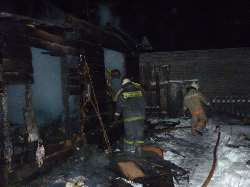 В сгоревшем доме под Костромой погиб мужчина