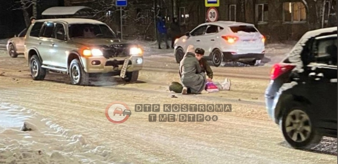 В центре Костромы на переходе опять  сбили пешехода
