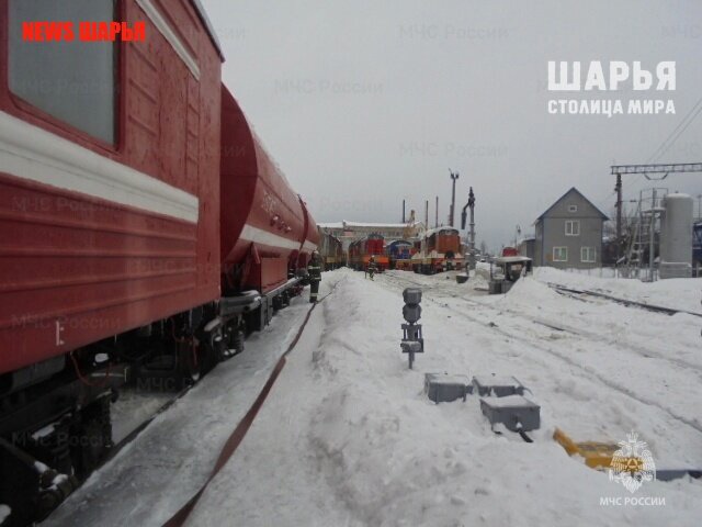 Пожарный поезд под Костромой проверили на готовность к огнеопасному сезону