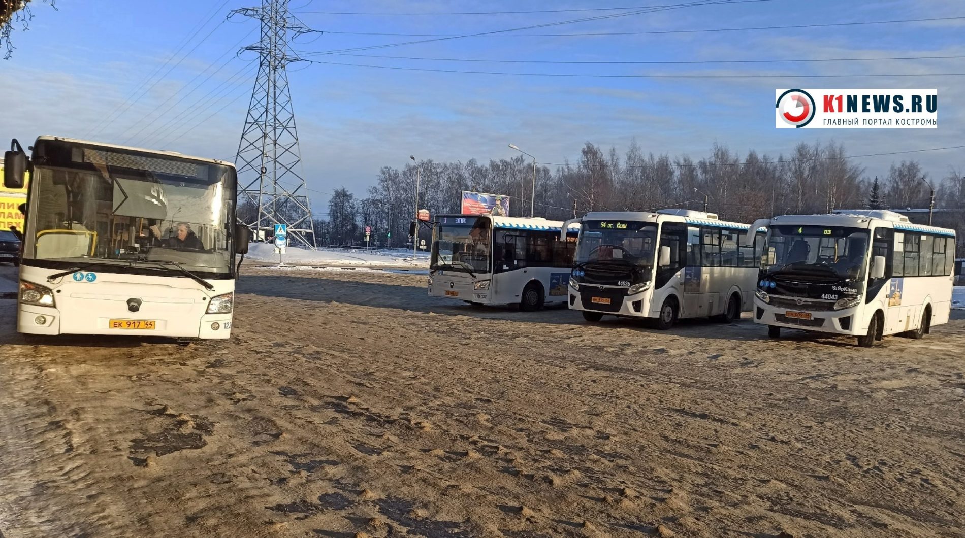 Дополнительные автобусы будут ездить по Костроме в Масленицу
