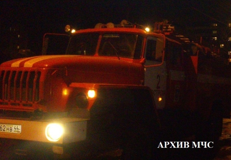 В Костроме случился пожар в жилом доме на улице Наты Бабушкиной