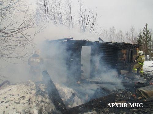 Баня в костромской деревне сгорела дотла за полтора часа