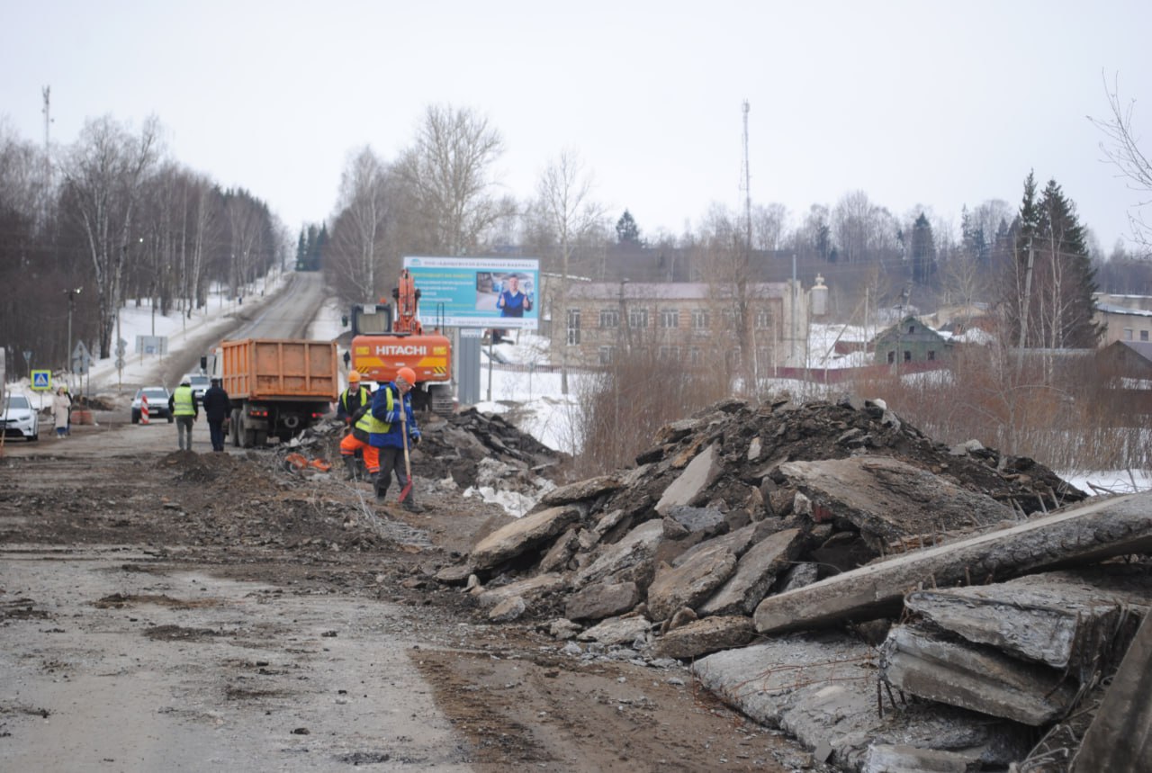 Демонтируют важный мост в Костромской области