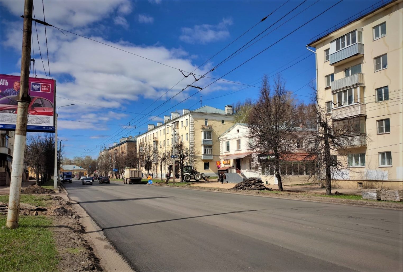 В Костроме в самом разгаре ремонт пяти городских дорог