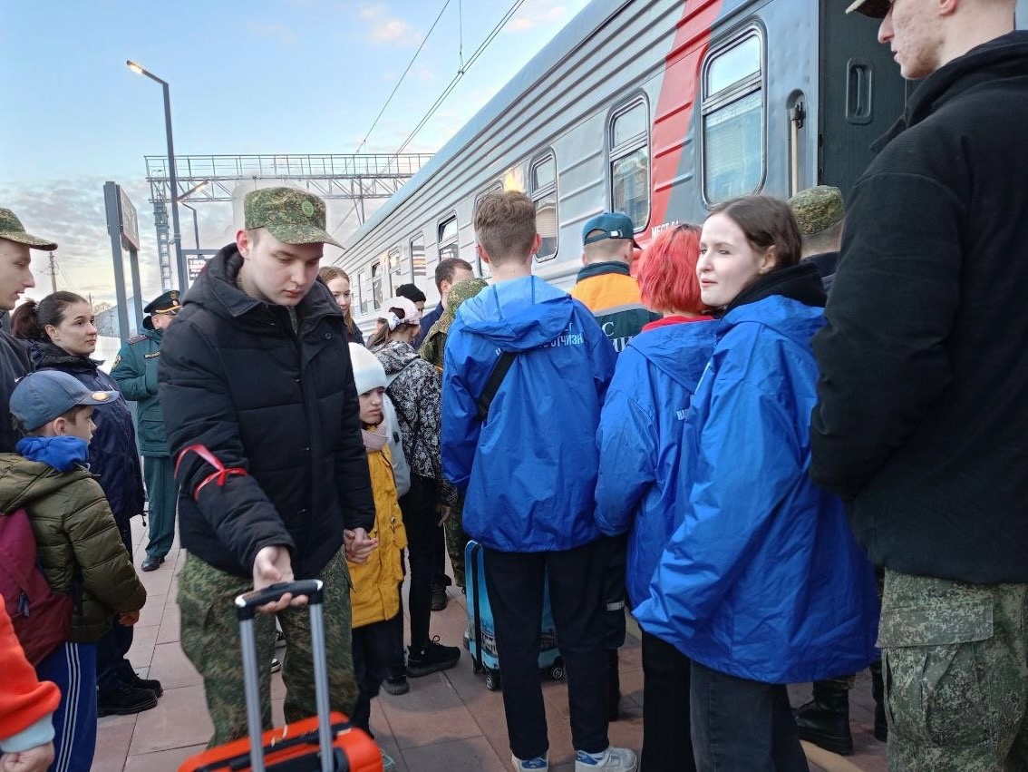 В Кострому прибыли эвакуированные из Белгородской области дети