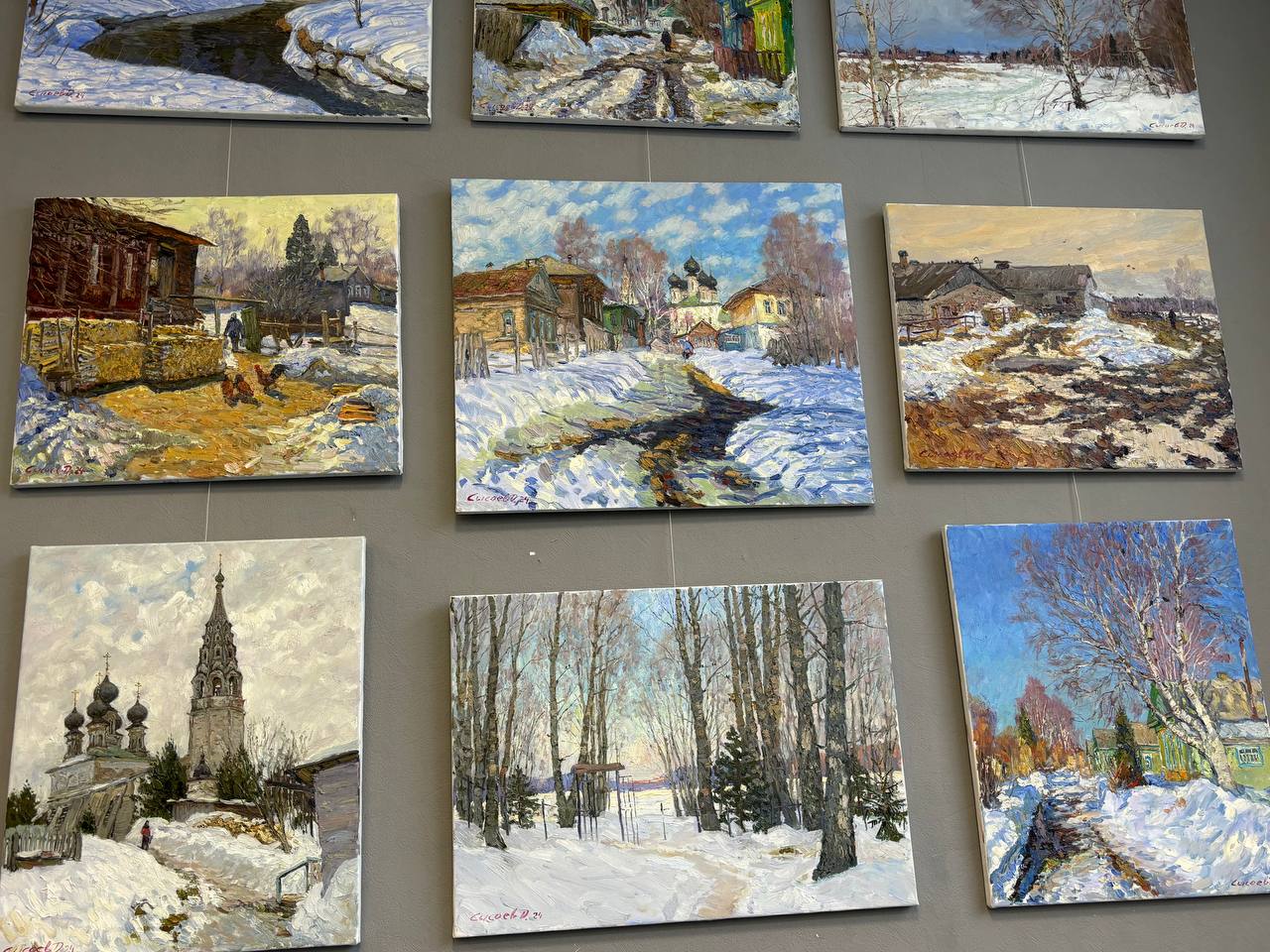 Члены Российской академии художеств в Костроме написали картины