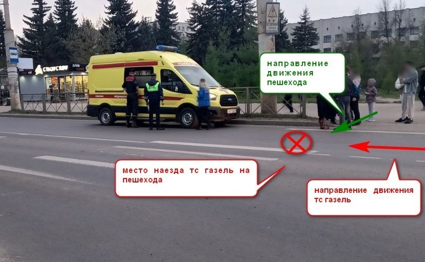На пешеходном переходе в Костроме снова сбили подростка